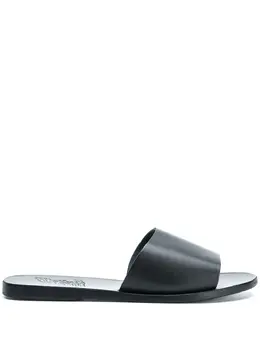 Ancient Greek Sandals: Чёрные сандалии  Taygete