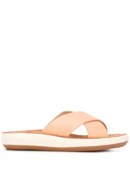 Ancient Greek Sandals: Бежевые сандалии  Thais