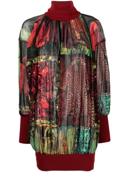 Jean Paul Gaultier Pre-Owned: Блуза с принтом 