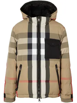 Burberry: Бежевая куртка 