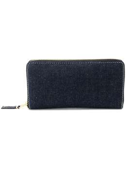 Comme Des Garçons Wallet: Синий кошелёк 