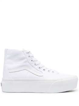 Vans: Белые кроссовки  Sk8-Hi