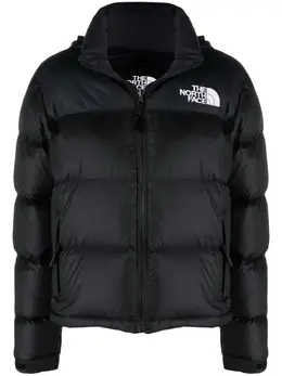 The North Face: Чёрная куртка  Logo