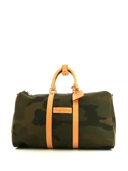 Louis Vuitton: Дорожная сумка цвета хаки 