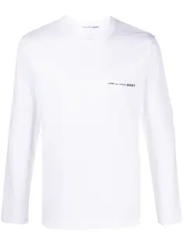 Comme Des Garçons Shirt: Футболка с длинным рукавом 