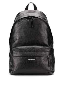 Balenciaga: Чёрный рюкзак  Explorer