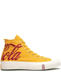 Converse: Золотые кроссовки  Chuck 70 Hi