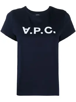 A.P.C.: Футболка с принтом 