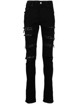 AMIRI: Джинсы со стразами 