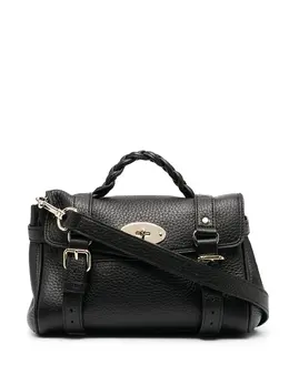 Mulberry: Чёрная сумка  Alexa