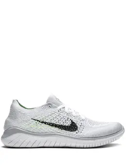 Nike: Белые кроссовки  Free RN Flyknit 2018