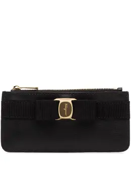 Salvatore Ferragamo: Чёрный кошелёк  Vara Bow