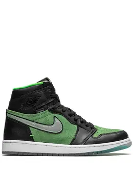 Jordan: Чёрные кроссовки  Air Jordan 1 Zoom
