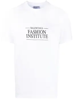 Balenciaga: Чёрная футболка 