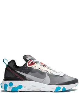 Nike: Тёмные кроссовки  React Element 87