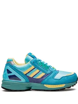 adidas: Голубые кроссовки  ZX-8000