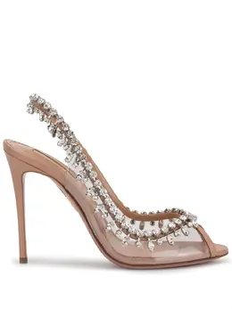 Aquazzura: Прозрачные туфли  Temptation