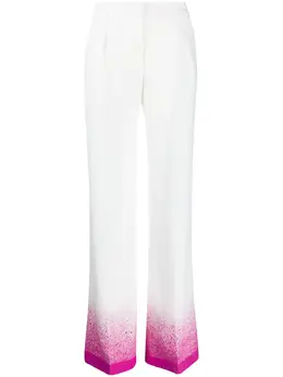 Off-White: Розовые брюки  Splatter