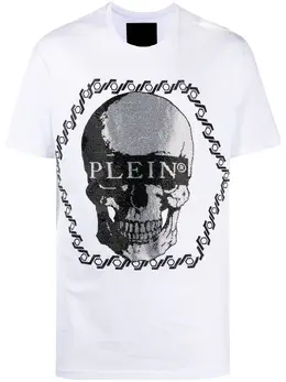 Philipp Plein: Футболка  Crystal со стразами