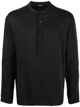 TOM FORD: Рубашка  Henley стрейч