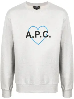 A.P.C.: Свитшот с принтом 