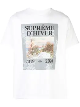 Supreme: Футболка с принтом 