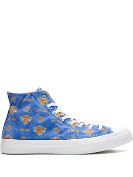 Converse: Голубые кроссовки  Chuck 70 Hi