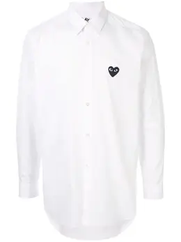 Comme Des Garçons Play: Белая рубашка 