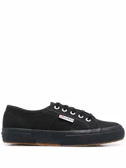 Superga: Чёрные кроссовки 
