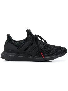 adidas: Чёрные кроссовки  UltraBoost
