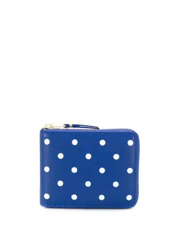 Comme Des Garçons Wallet: Синий кошелёк 