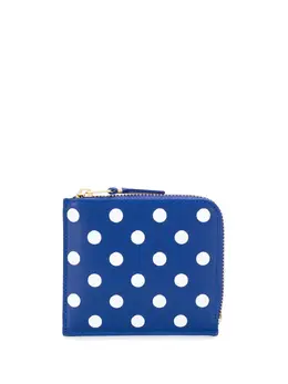 Comme Des Garçons Wallet: Синий кошелёк 