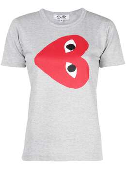 Comme Des Garçons Play: Красная футболка 
