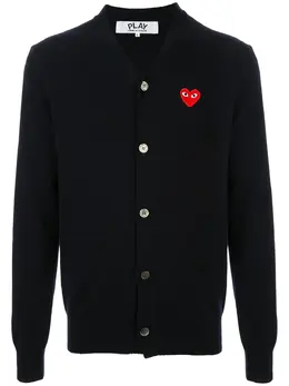 Comme Des Garçons Play: Синий кардиган 