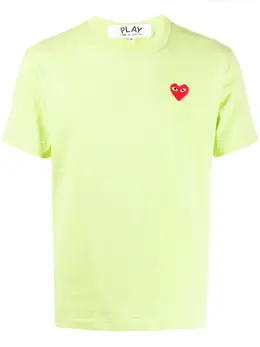 Comme Des Garcons Play: Светлая футболка  Heart