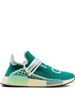 adidas: Зелёные кроссовки  NMD