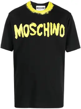 Moschino: Футболка с принтом 