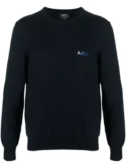 A.P.C.: Синий свитшот 