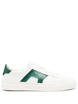 Santoni: Белые кроссовки 