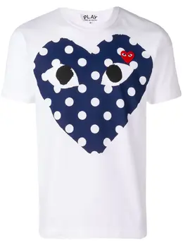 Comme Des Garçons Play: Футболка с принтом 