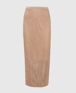 Balmain: Бежеві спідниці 