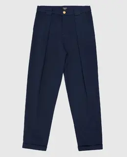 Balmain: Сині брюки 