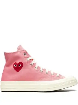 Converse: Розовые кроссовки  Chuck 70 Hi