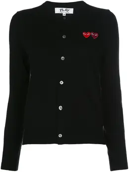 Comme Des Garçons Play: Трикотажный кардиган  Double Heart