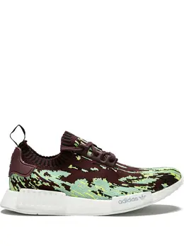 Adidas: Чёрные кроссовки  NMD_R1 Primeknit