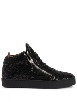 Giuseppe Zanotti: Блестящие кроссовки  Kriss