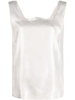 Maison Martin Margiela Pre-Owned: Серебристая майка 