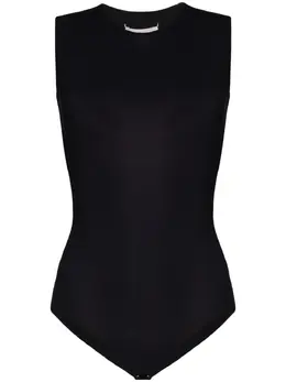 Maison Margiela: Чёрный боди 