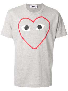 Comme Des Garçons Play: Хлопковая футболка  Play