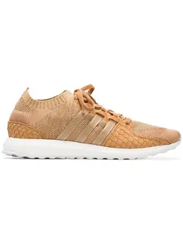 adidas: Коричневые кроссовки  EQT Support Ultra